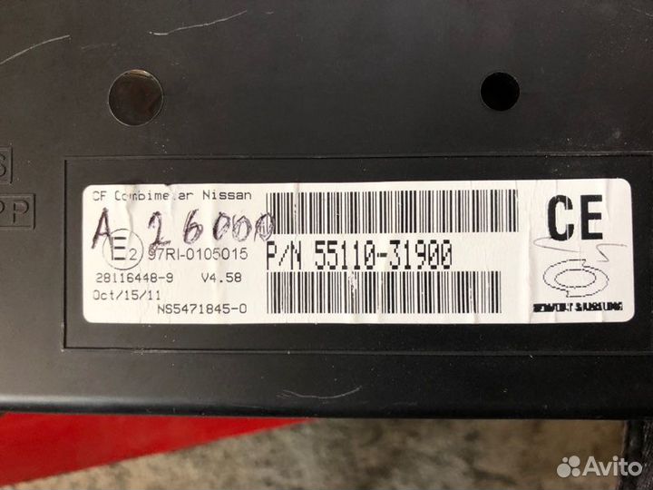 Панель приборов Nissan Almera Classic