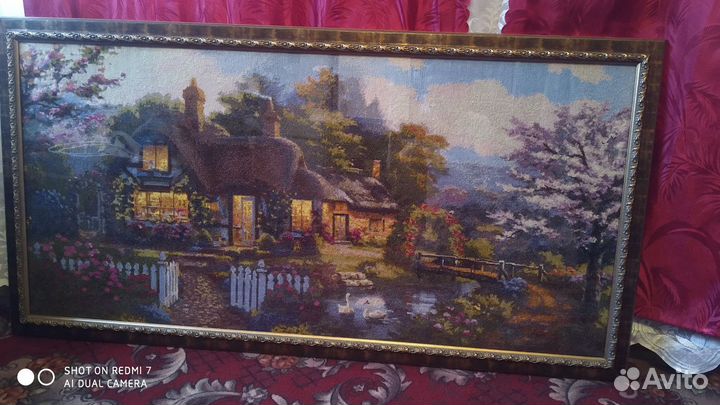 Картина вышитая крестом