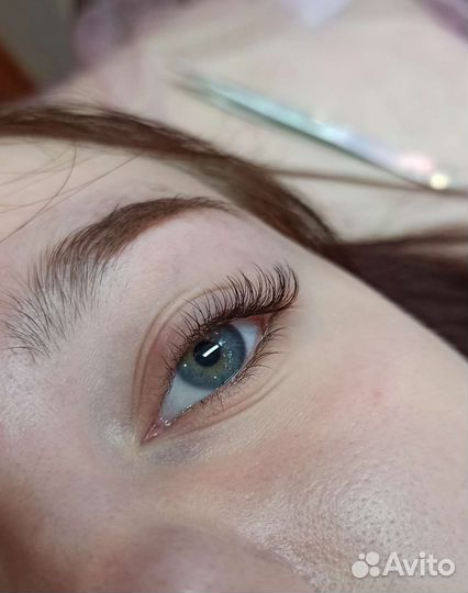 Наращивание ресниц на дому