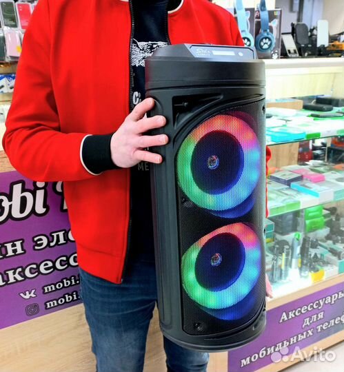 Беспроводная блютуз колонка