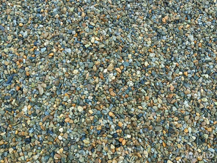 Галька речная,крошка кварцевая