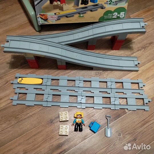 Lego duplo железнодорожный мост 10872