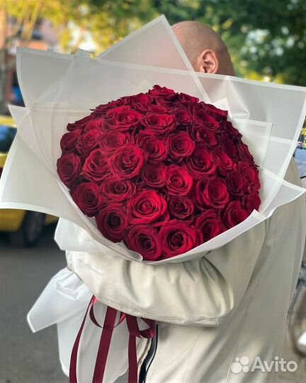 Красные Розы. Розы от 1 шт. Свежие Розы