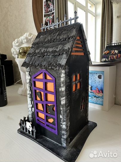 Домик декор ночник хеллоуин