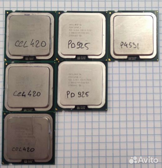 Процессоры 775