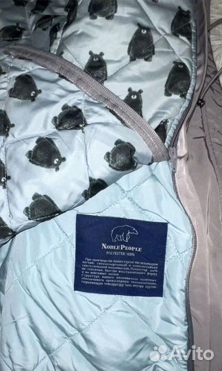 Парка зимняя для девочки 140 Noble People