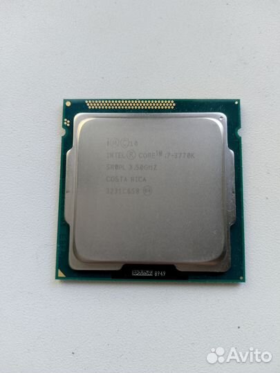 Процессор Intel core i7 3770K (Резерв)