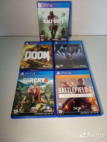 Игры для приставки PS4