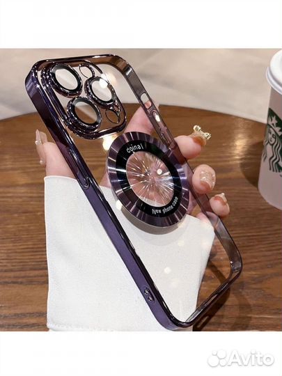 Чехол на iPhone 14 pro max с магнитом MagSafe