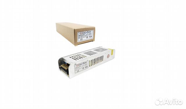 Блок питания 12V 16.5A Led светильников подсветки