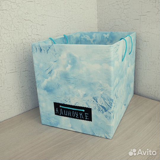 Коробка для хранения из ваших обоев