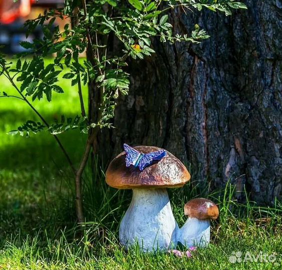Садовые фигурки Гриб ландшафтный дизайн