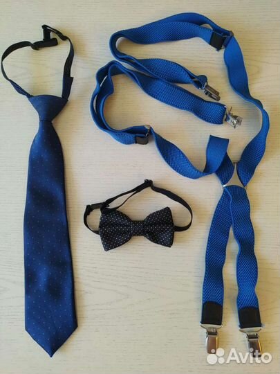 Галстук бабочка подтяжки