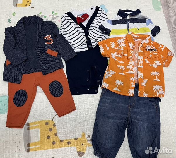 Детские вещи пакетом на мальчика 62-80