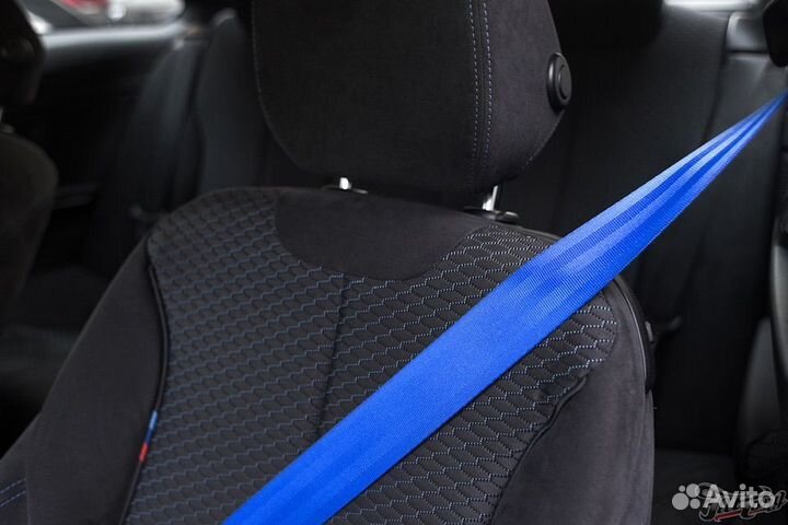 Стропа ремня безопасности синяя