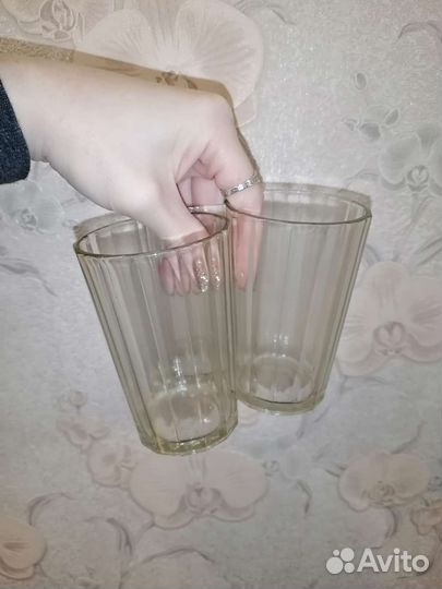 Граненые стаканы 3 шт