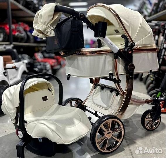 Коляска Luxmom 608 2в1 и 3в1 с гарантией