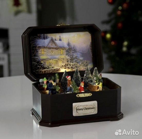 Новогодняя музыкальная шкатулка новая
