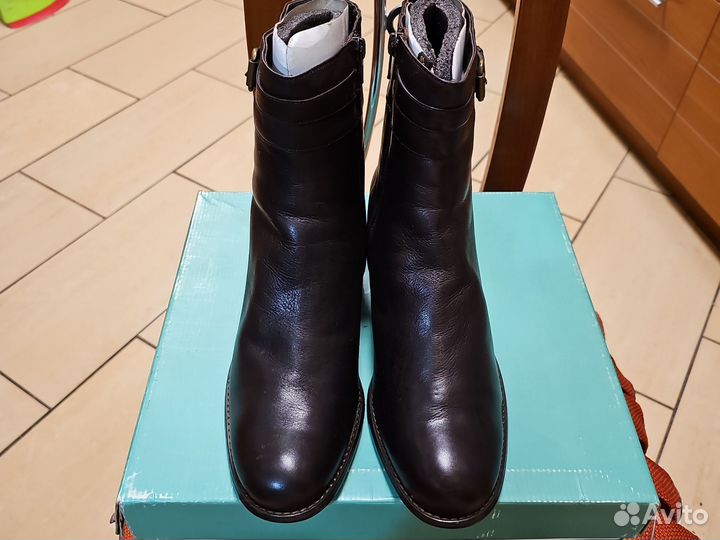 Сапоги женские зимние 41размер кожаные