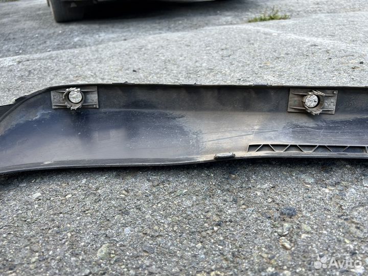 Накладка на задний бампер опель астра j седан