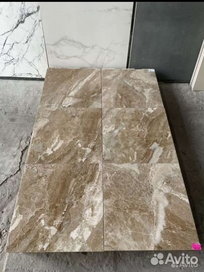 Керамическая плитка напольная под мрамор