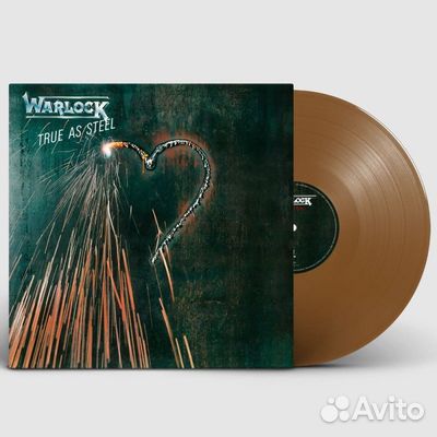 Warlock - True as Steel, 1xLP, brown LP