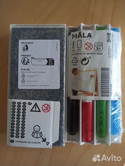 Фломастеры и стёрка mala IKEA