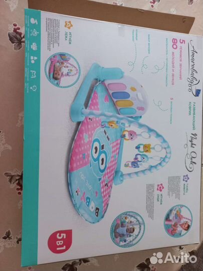 Развивающий коврик с пианино