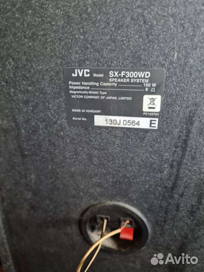 Акустическая система JVC сабвуфер ресивер