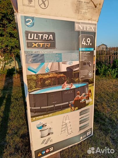 Бассейн Intex Ultra XTR Frame 26326, 488х122 см