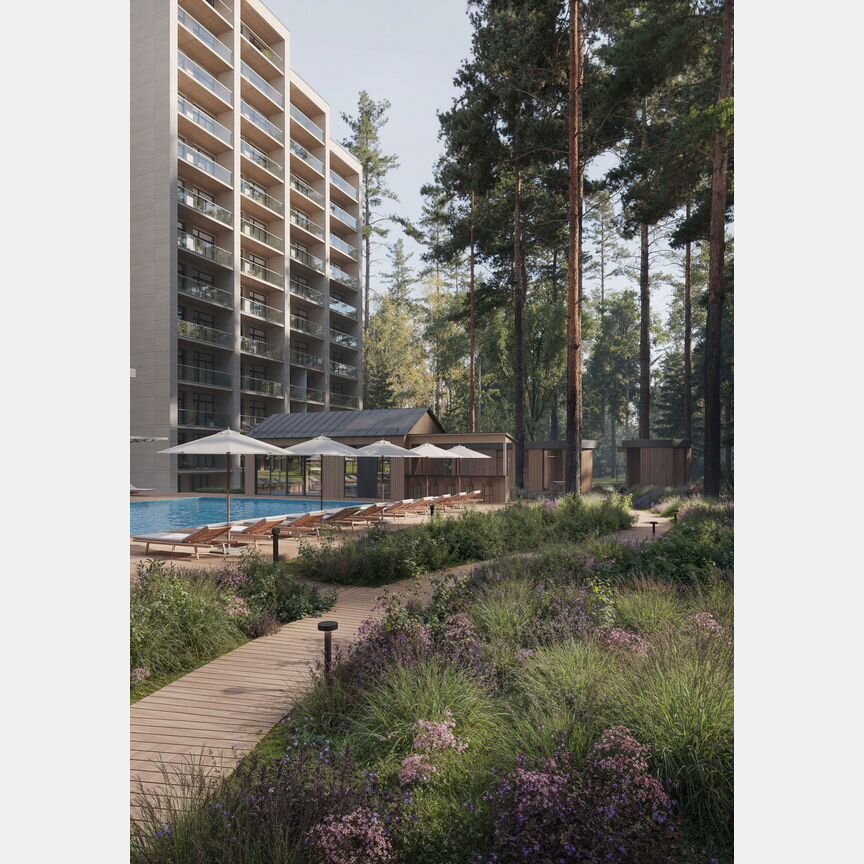 1-к. апартаменты, 72,2 м², 6/12 эт.