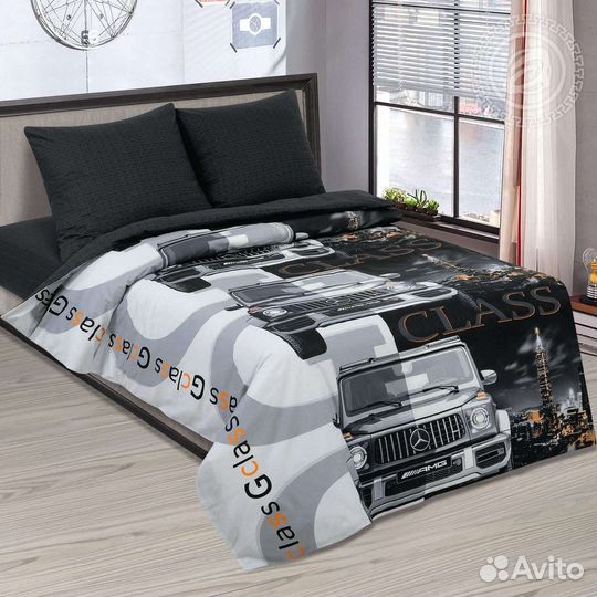 Постельное белье 1.5 Ринг Статус 100 хлопок новое