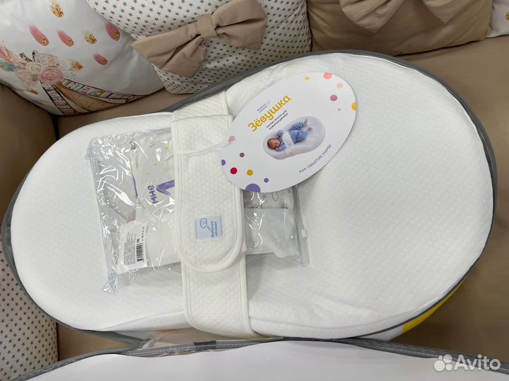 Матрас кокон для новорожденных Зевушка