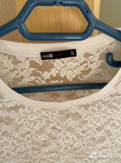 Новая кружевная футболка блузка, 42-44