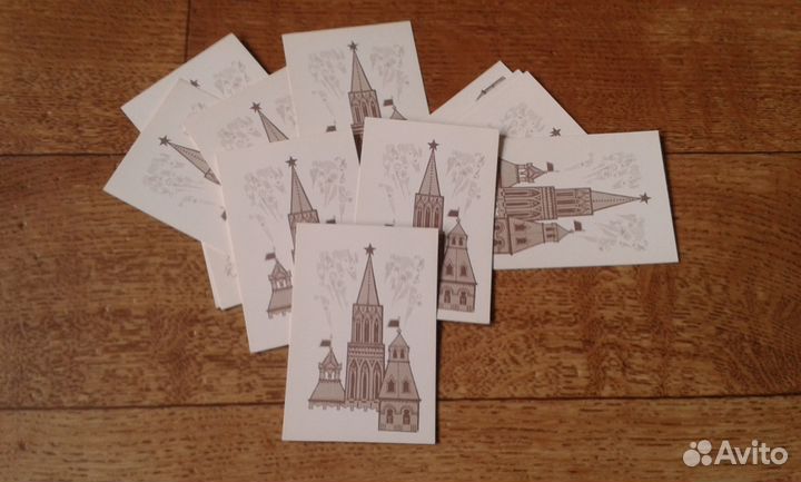 Мини открытки СССР