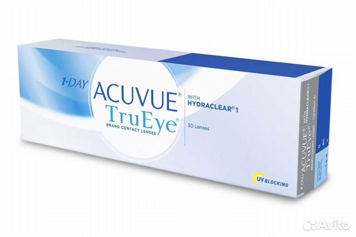 Бронь Acuvue Контактные линзы 1-Day TruEye -3.75