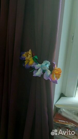 Подхваты для штор ручной работы