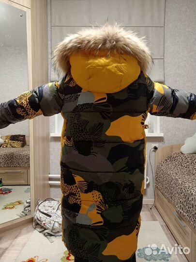 Пуховик на девочку 160