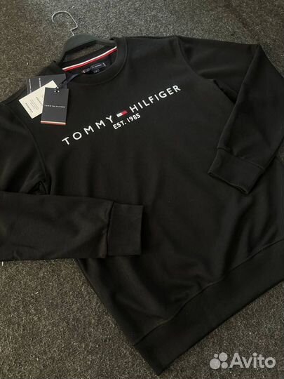 Свитшот Tommy Hilfiger 1985 черный lux