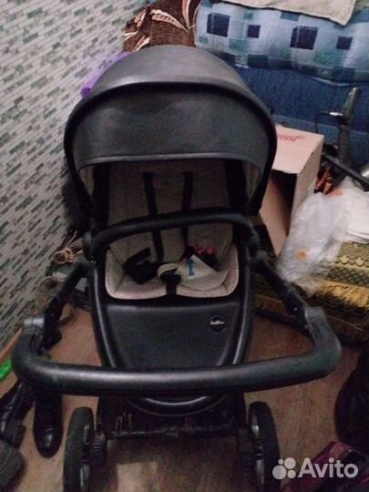 Коляска 2 в 1 эко кожа