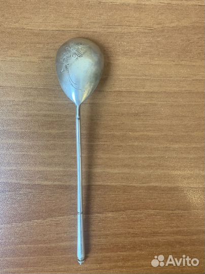 Ложка серебро 84 пробы Царская Россич