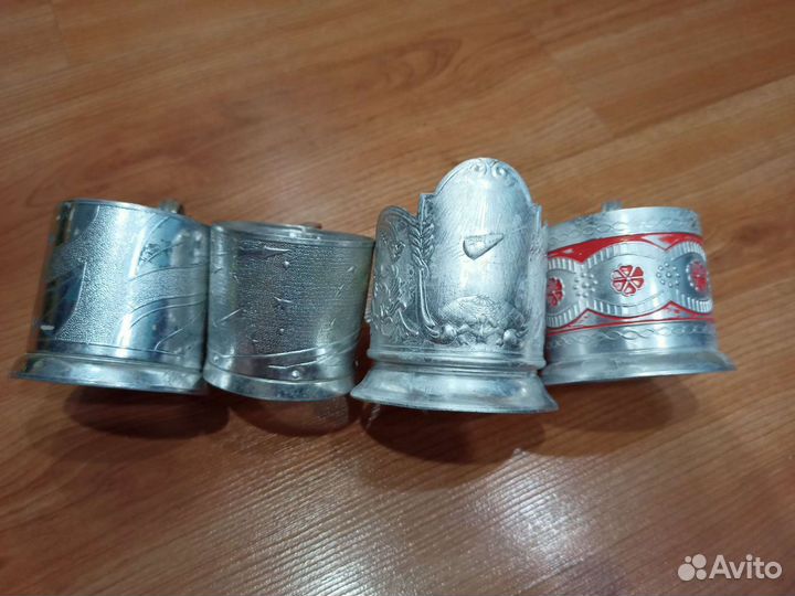 Алюминевые подстаканники СССР
