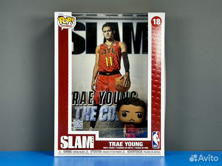 Funko Pop Covers 18 Trae Young (Slam NBA Hawks)