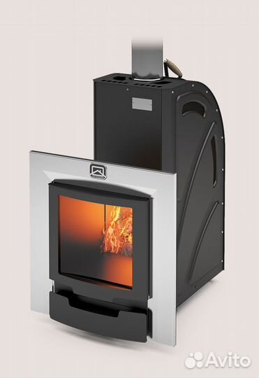 Печь для бани Лагуна-12 ТК Панорама (2018) Теплода