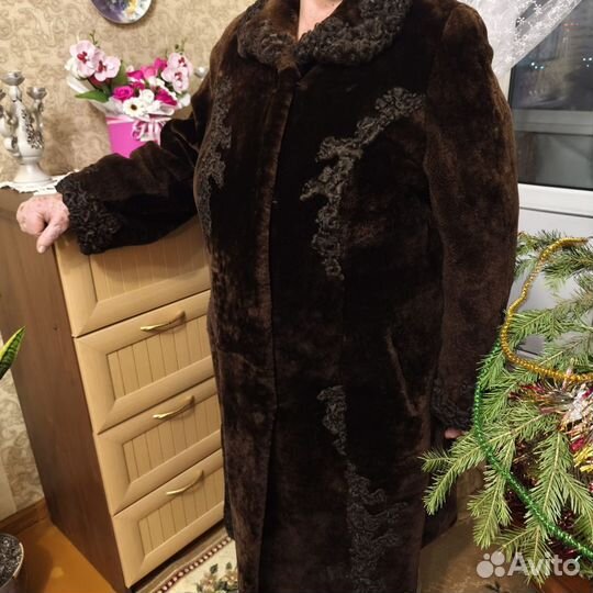 Шуба мутоновая 56 размер