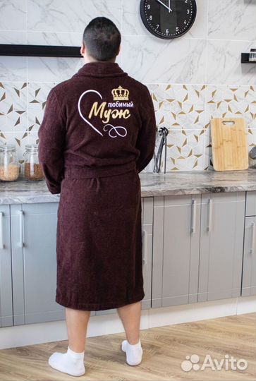 Халат мужской махровый