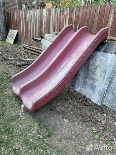 Детская горка уличная бу