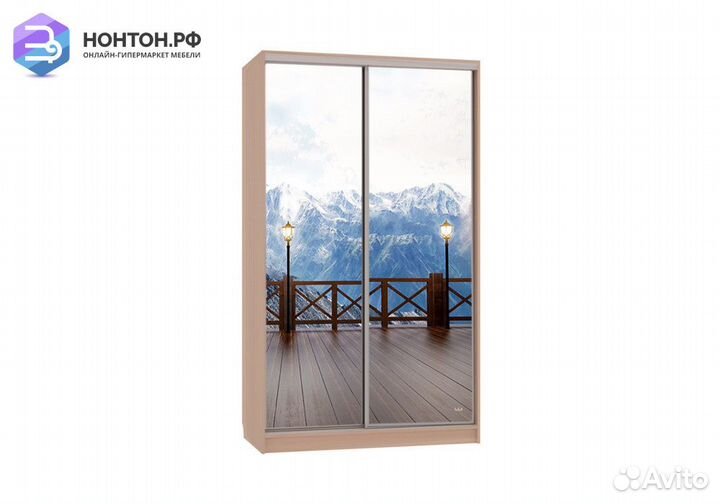 Шкаф-купе Рио 7-600 27 дуб млечный