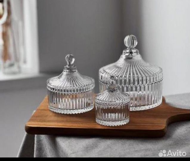 Конфетница,сахарница,соль.Набор баночек для специй