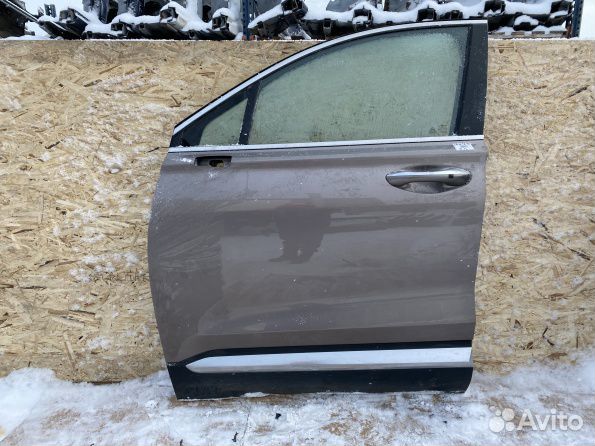 Дверь передняя левая Hyundai santa fe 4